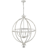 Callie 6-Light Country White Pendant