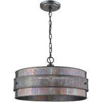 Ryker 3-Light Bronze Patina Pendant