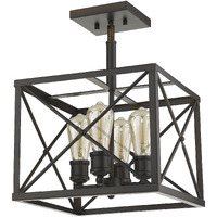 Brooklyn 4-Light Oil-Rubbed Bronze Convertible Pendant