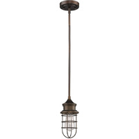 Antique Bronze Cage Pendant Hanging Light