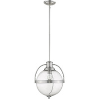 Kassian 1-Light Satin Nickel Pendant