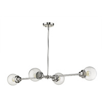 Portsmith 4-Light Polished Nickel Island Pendant
