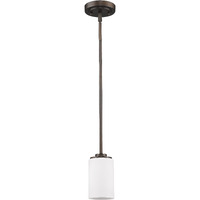 Bronze Frosted Glass Hanging Light