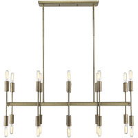 Perret 20-Light Aged Brass Island Pendant