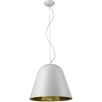 Knell 1-Light White Pendant