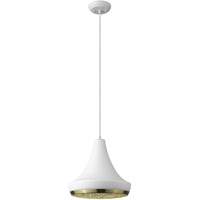 Tholos 1-Light White Pendant
