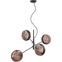Tholos 4-Light Matte Black Pendant