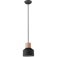 Matte Black And Rose Gold Pendant Hanging Light