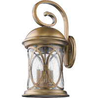 Lincoln 4-Light Antique Brass Wall Light
