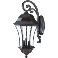 Waverly 3-Light Black Coral Wall Light
