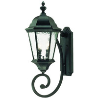 Two Light Matte Black Carousel Lantern Wall Light