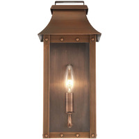 Manchester 1-Light Copper Patina Pocket Wall Light