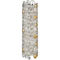 Vitozzi 3-Light Antique Silver Leaf Sconce