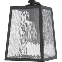 Hirche 1-Light Matte Black Wall Light