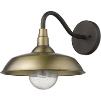 Burry 1-Light Antique Brass Wall Light