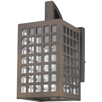 Letzel 1-Light Oil-Rubbed Bronze Wall Light