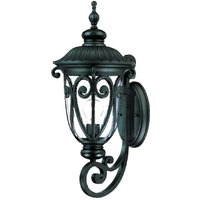 Naples 1-Light Matte Black Wall Light