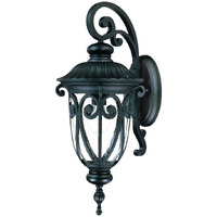 Naples 1-Light Matte Black Wall Light
