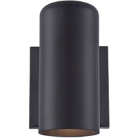 Minimalist Matte Black Wall Sconce