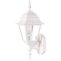 Distressed White Swing Arm Outdoor Wall Light