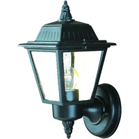 Matte Black Cast Aluminum Outdoor Wall Light
