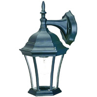 Matte Black Hanging Carousel Lantern Wall Light