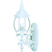 White Glass Globe Wall Light