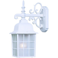 White Window Pane Lantern Wall Light