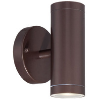 Bronze Led Two Light Can Shape Wall Sconce