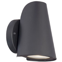 Matte Black Led Conical Wall Sconce
