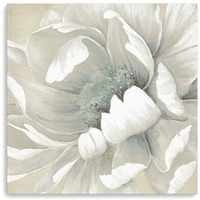 40"" Soft Winter Flower In Bloom Canvas Wall Art