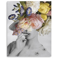20"" Glamorous Garden Party Dress Up Canvas Wall Art