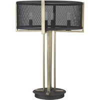 Trend Home 4-Light Matte Black Table Lamp