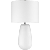 Trend Home 1-Light White Table Lamp
