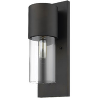 Contemporary Antique Bronze And Glass Wall Light