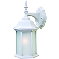 Xl White Frosted Glass Swing Arm Wall Light