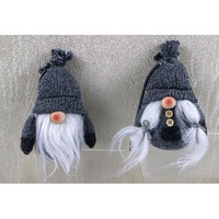 Set Of 2 Boy And Girl Hanging Gnomes