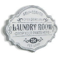 Laundry Room Metal Sign