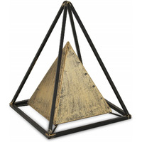 Metal Triangular Decorative Sculpture