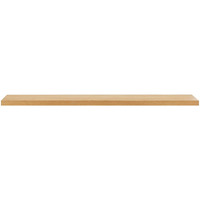 75"" Natural Light Brown Wooden Floating Shelf