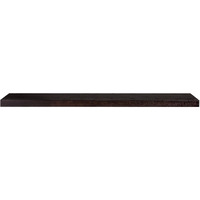 75"" Dark Espresso Brown Wooden Floating Shelf