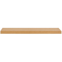 43"" Natural Light Brown Wooden Floating Shelf