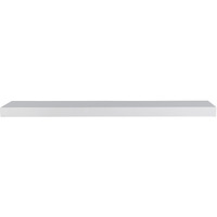 43"" White Wooden Floating Shelf