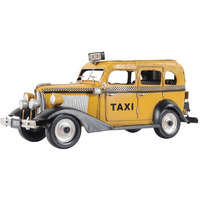 C1933 Vintage Checker Taxi Cab Model Sculpture