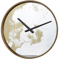 Gold Dust 14"" Modern Round Wall Clock
