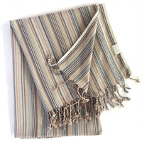 Multi Colored Striped Design Turkish Beach Blanket