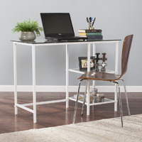 Metal And Glass Student Desk