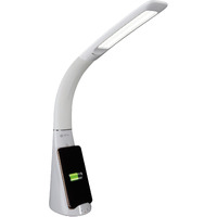Contemporary White Sanitizing And Charging Led Desk Lamp
