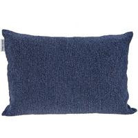 Shimmering Blue Beaded Luxury Throw Pillow