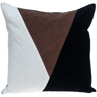 Multicolor Brown Highlight Soft Touch Throw Pillow